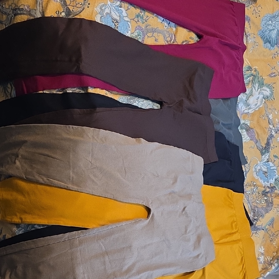 By Together Burgundy Leggings